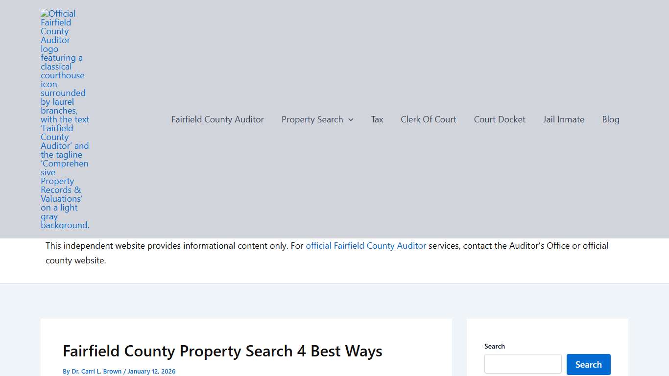 Fairfield County Property Search 4 Best Ways