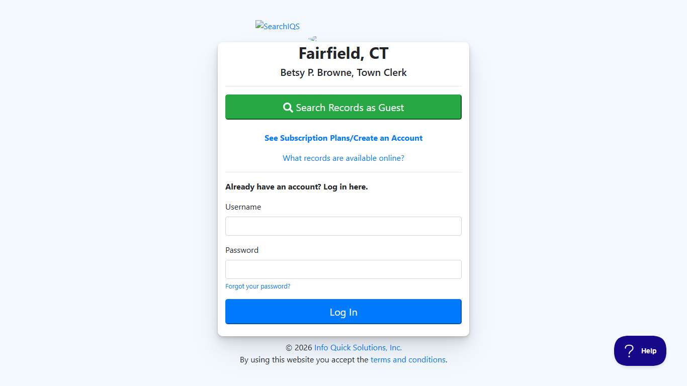 Fairfield, CT - SearchIQS