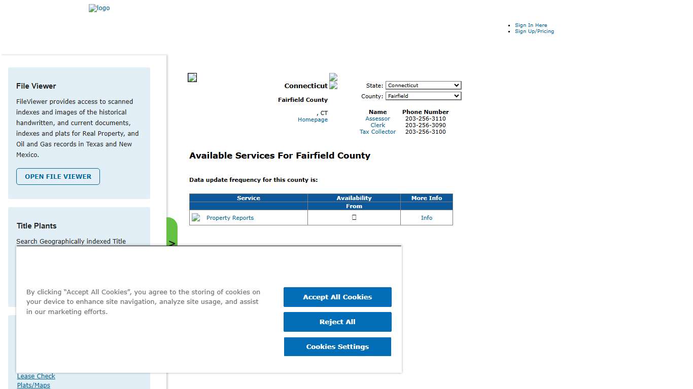 Search Fairfield County Public Property Records Online CourthouseDirect.com